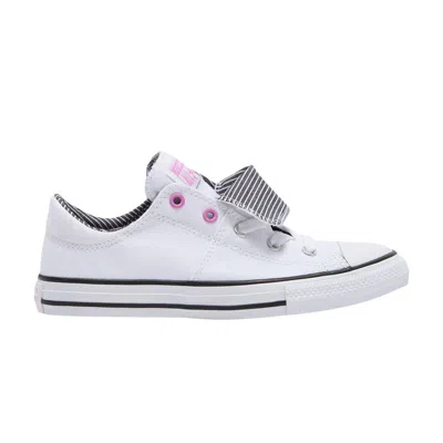 Pre-owned Converse Chuck Taylor All Star Maddie Slip-on Gs 'white Peony Pink' | Kid's Size 12