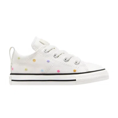 Pre-owned Converse Chuck Taylor All Star Madison Easyon Low Td 'polka Dots' | Cream | Infant Size 6 In White
