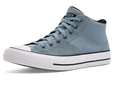 Converse Chuck Taylor All Star Malden Street Mid Top Sneakers Lace-up Boots Grey New World/black/white: Men's In Blue