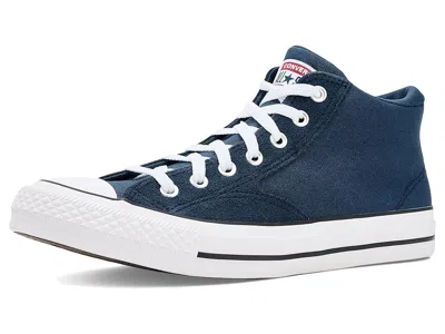 Converse Chuck Taylor All Star Malden Street Mid Top Sneakers Lace-up Boots Navy/white/red :