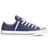 Converse Chuck Taylor All Star Mens Ox Navy Textile Sneakers In Blue