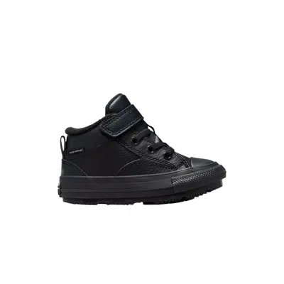 Pre-owned Converse Chuck Taylor All Star Mid Boot Td 'malden Street - Triple Black' | Infant Size 2