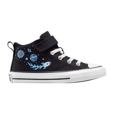 Pre-owned Converse Chuck Taylor All Star Mid Ps 'malden Street - Space Explorer' | Black | Kid's Size 2