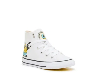 Converse Chuck Taylor All Star Minions 1v Hightop Sneaker Kids' In White