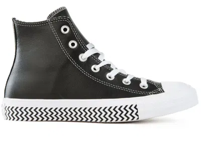 Pre-owned Converse Chuck Taylor All Star Missionv High (women's) Sneakers In Black/white In Multi