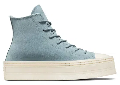 Pre-owned Converse Chuck Taylor All Star Modern Lift Platform Hi (women's) Sneakers In Cocoon Blue/egret