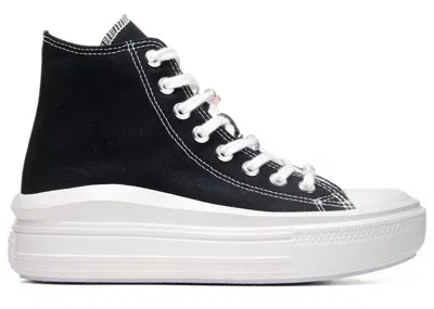 Pre-owned Converse Chuck Taylor All Star Move Platform Hi Diy Beads (women's) Sneakers In Black/egret/vapor Violet