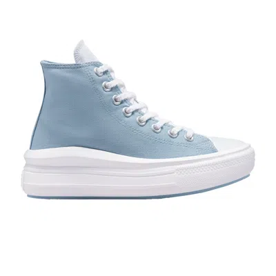 Pre-owned Converse Chuck Taylor All Star Move Platform High 'ocean Retreat' In Blue