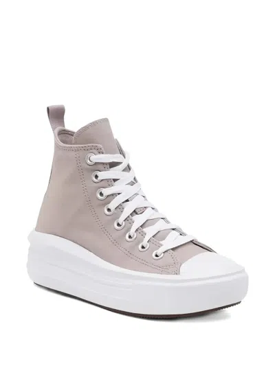 Converse Kids' Chuck Taylor All Star Move Platform High Sneakers In Brown