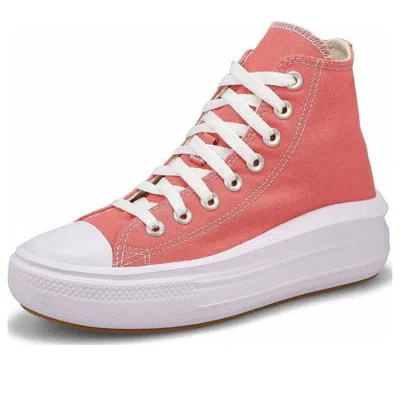 Converse Chuck Taylor All Star Move Platform High Top Seasonal Color 'ritual Rose' In Pink