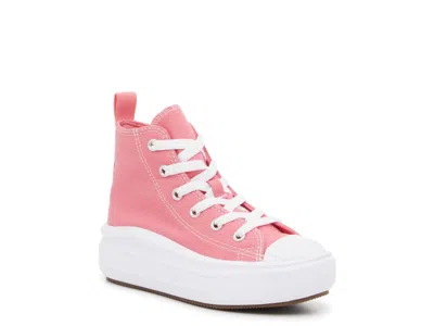 Converse Chuck Taylor All Star Move Platform Hightop Sneaker Kids' In Pink