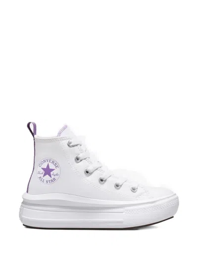 Converse Kids' Chuck Taylor All Star Move Platform Sneakers In White