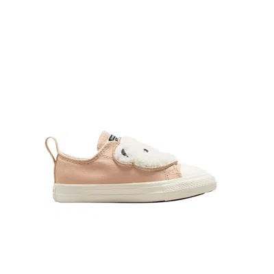 Pre-owned Converse Chuck Taylor All Star One Strap Easyon Low Td 'sherpa Bear - Warm Quarry' | Orange | Infant