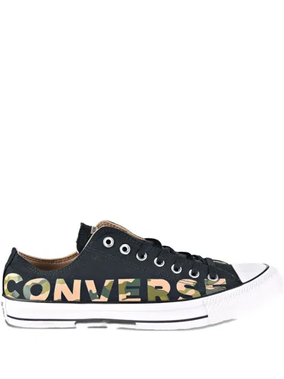 Converse Chuck Taylor All Star Ox "camo Print In Black