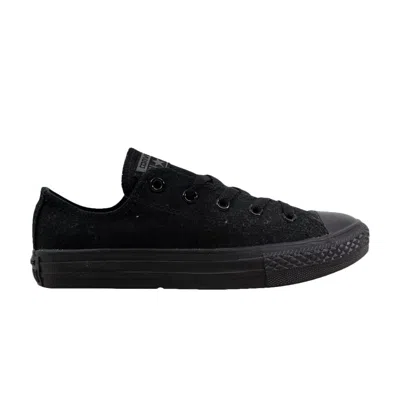 Pre-owned Converse Chuck Taylor All Star Ox Gs 'mono Black' | Kid's Size 12