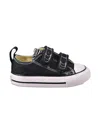 Converse Chuck Taylor All Star Ox Hook And Loop Td "black" Sneakers In Black