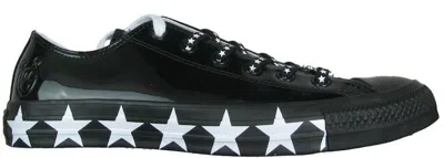 Pre-owned Converse Chuck Taylor All Star Ox Miley Cyrus Stars (women's) Sneakers In Black/white In Multi