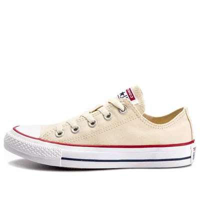 Converse Chuck Taylor All Star Ox 'natural Ivory' Canvas Shoes/ In Neutral