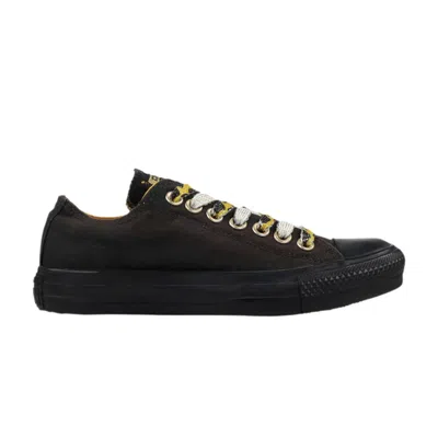 Pre-owned Converse Chuck Taylor All Star Ox 'printed Laces' | Black | Men's Size 7