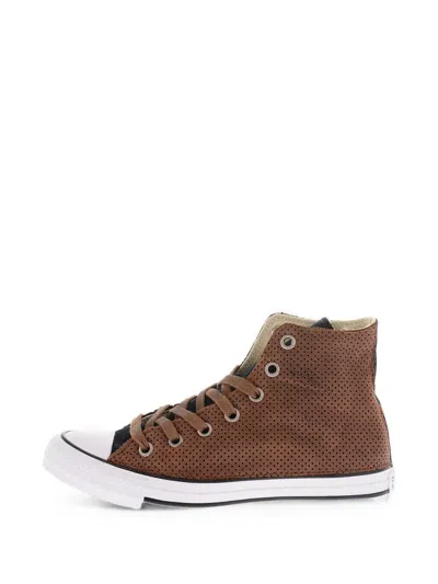 Converse Chuck Taylor All Star Perforated Sneakers In Brown