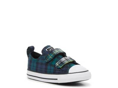 Converse Chuck Taylor All Star Plaid Hightop Sneaker Kids' In Blue