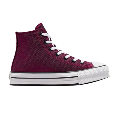 Pre-owned Converse Chuck Taylor All Star Platform Lift High Gs 'sparkle - Prime Pink' | Kid's Size 5.5