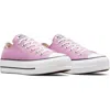 Converse Purple Chuck Taylor All Star Lift Platform Low Top Sneakers