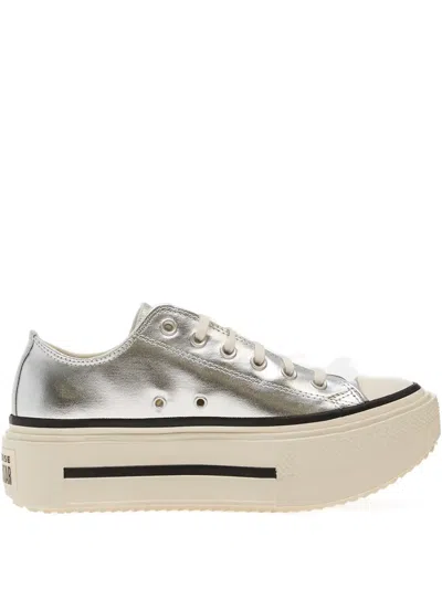 Converse Chuck Taylor All Star Platform Sneakers In Silver