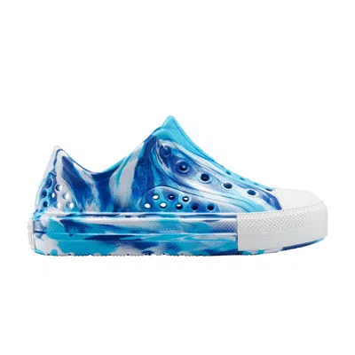Pre-owned Converse Chuck Taylor All Star Play Lite Cx Low Ps 'gnarly Blue Marble' | Kid's Size 2