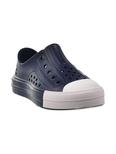 Converse Kids' Chuck Taylor All Star Play Lite Cx Slip Ps "obsidian/white" Sneakers In Blue
