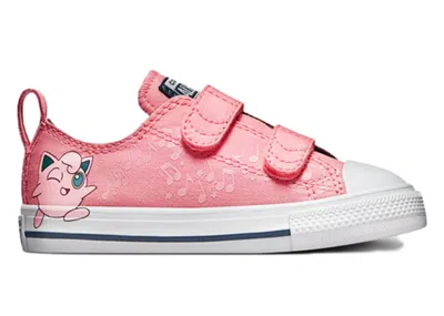 Pre-owned Converse Chuck Taylor All Star Pokemon Jigglypuff Sneakers In Pink/white