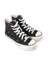 Converse Chuck Taylor All Star Polka Dot High-top Sneakers In 黑色