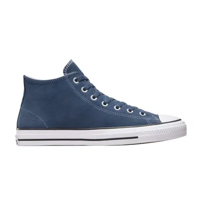 Pre-owned Converse Chuck Taylor All Star Pro Suede Mid 'dark Waters' In Blue