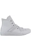Converse Chuck Taylor All Star Punk Strap Hi Sneakers In White