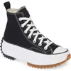 Converse Chuck Taylor® All Star® Run Star Hike High Top Platform Sneaker In Black