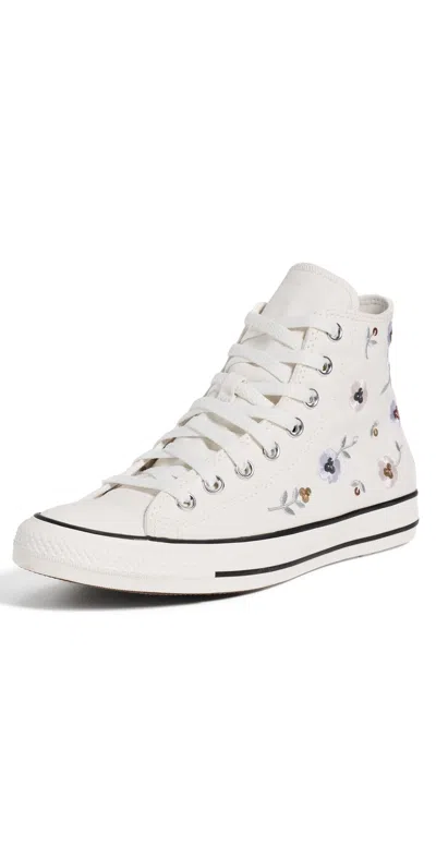 Converse Chuck Taylor All Star Sequin Flowers Vintage White/black