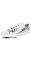 Converse Chuck Taylor All Star Sparkle Sneakers Metallic Granite/white In Metallic Granite/white