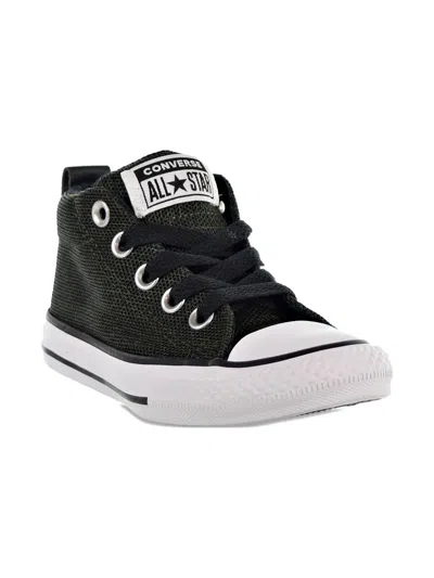 Converse Kids' Chuck Taylor All Star Street Mid Ps "utility Green/black/white" Sneakers