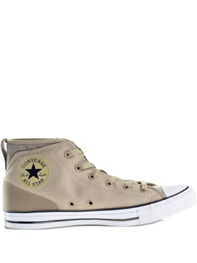 Converse Chuck Taylor All-star Street "vintage Khaki/malt" Mid Sneakers In Multi