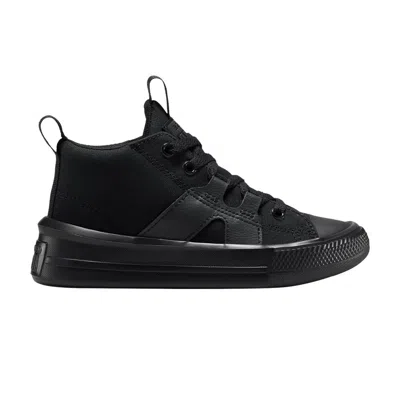 Pre-owned Converse Chuck Taylor All Star Ultra Mid Ps 'foundational Canvas - Almost Black' | Kid's Size 3