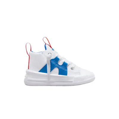 Pre-owned Converse Chuck Taylor All Star Ultra Mid Td 'foundational Canvas - White Blue Slushy' | Infant Size