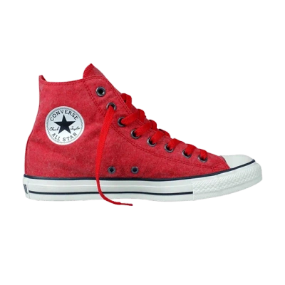 Pre-owned Converse Chuck Taylor All Star Vintage Material Hi 'varsity Red'