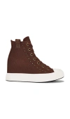Converse Chuck Taylor All Star Wedge Sneaker In Brown