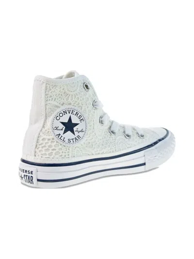 Converse Kids' Chuck Taylor All Star "white-garnett Blue" High-top Sneakers