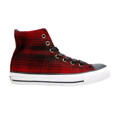 Pre-owned Converse Chuck Taylor All Star Woolrich Hi 'black Red' | Men's Size 5