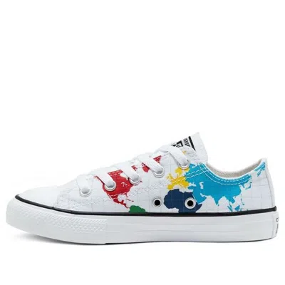 Converse Chuck Taylor All Star World Map 'white Blue Red'