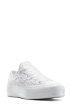 Converse Chuck Taylor® All Star® Woven Platform Sneaker In White