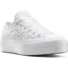 Converse Chuck Taylor® All Star® Woven Platform Sneaker In White