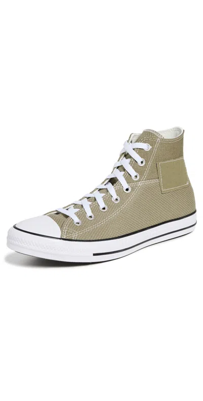 Converse Chuck Taylor Canvas Jacquard Sneakers Mossy Sloth/black/egret