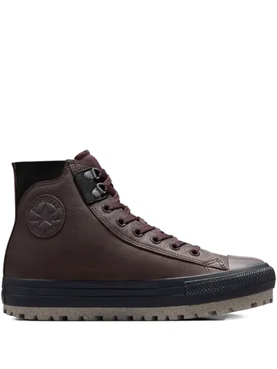Converse Chuck Taylor City Trek Waterproof Platform Sneakers In Brown